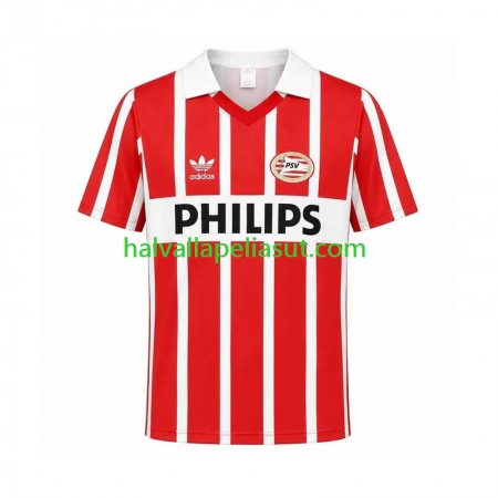 Jalkapallo Pelipaidat/Peliasut PSV Eindhoven Retro Kotipaita 1990 Lyhythihainen